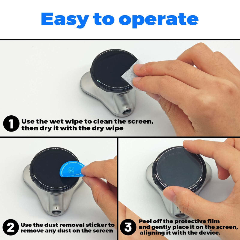 [Australia - AusPower] - 2 Pack Tempered Glass Screen Protector for EKO CORE 500™ Digital Stethoscope, 9H Hardness Bubble-Free Screen Protectors for EKO Stethoscope Accessories 