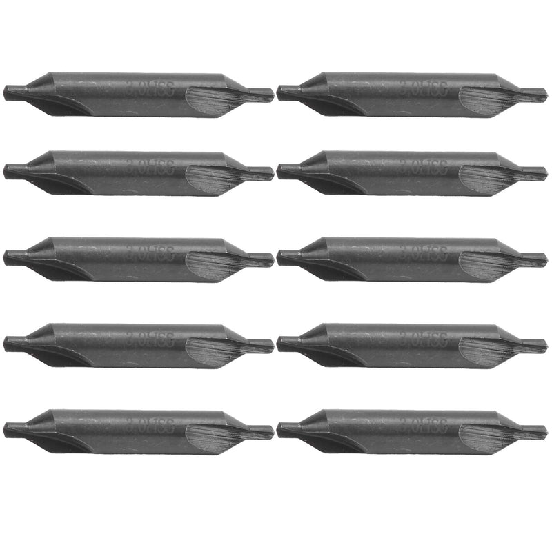 [Australia - AusPower] - 10pcs 3mm Pilot Drill Bit HSS Type A Pilot Drill Bit Industrial Processing Tool for Milling Machines Positioning Tools 