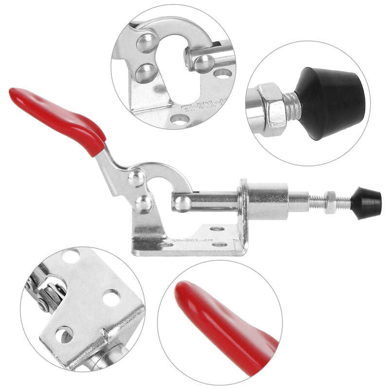 [Australia - AusPower] - 10 PCS Pull Latch 301AM Adjustable Toggle Clamp Stroke Clamp Push Pull Toggle Clamp Quick Release Hand Tool Holding Capacity Toggle Latch for Welding, Woodworking Gh-301am 