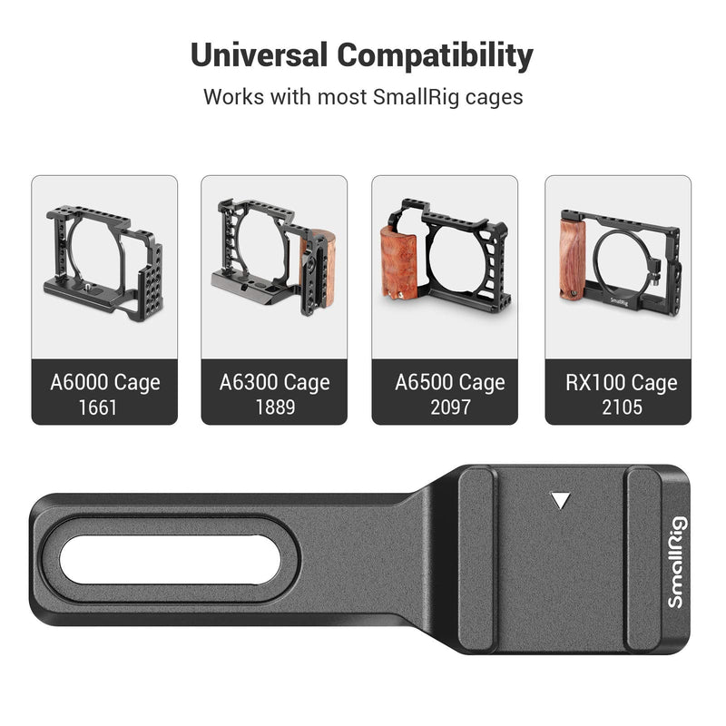 [Australia - AusPower] - SmallRig Cold Shoe Extension, Outrigger Shoe Mount Adapter for Microphone, EVF and Camera Accessories - 2879 