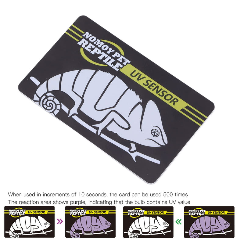 [Australia - AusPower] - AMONIDA UVB Quick Test Sensor, Easy Measurements UV Test Card Premium Material for Reptile UV Testing 