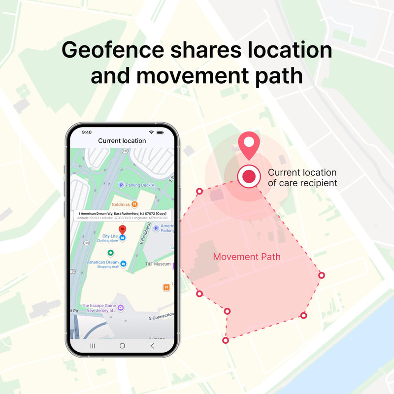 [Australia - AusPower] - SOS Emergency Alert Button for Elderly, Bluetooth Panic Button with App Alert – Lone Worker & Senior Safety Device 
