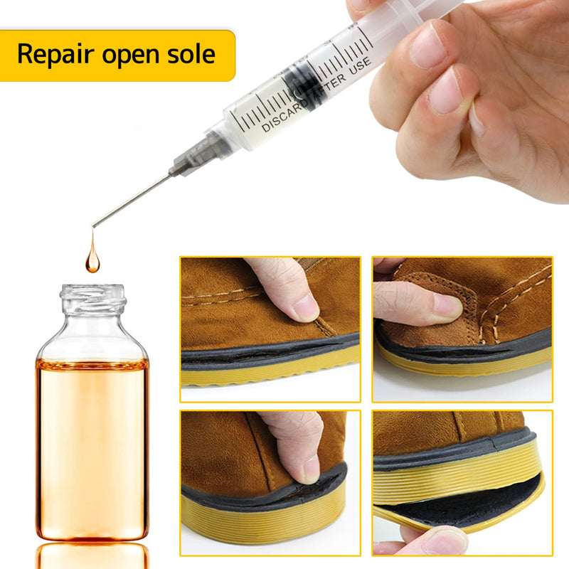 [Australia - AusPower] - Glue Applicator Syringe with Blunt Tip Needle and Cap, for Liquid, Glue, Ink, Perfume, Lip Gloss Making 