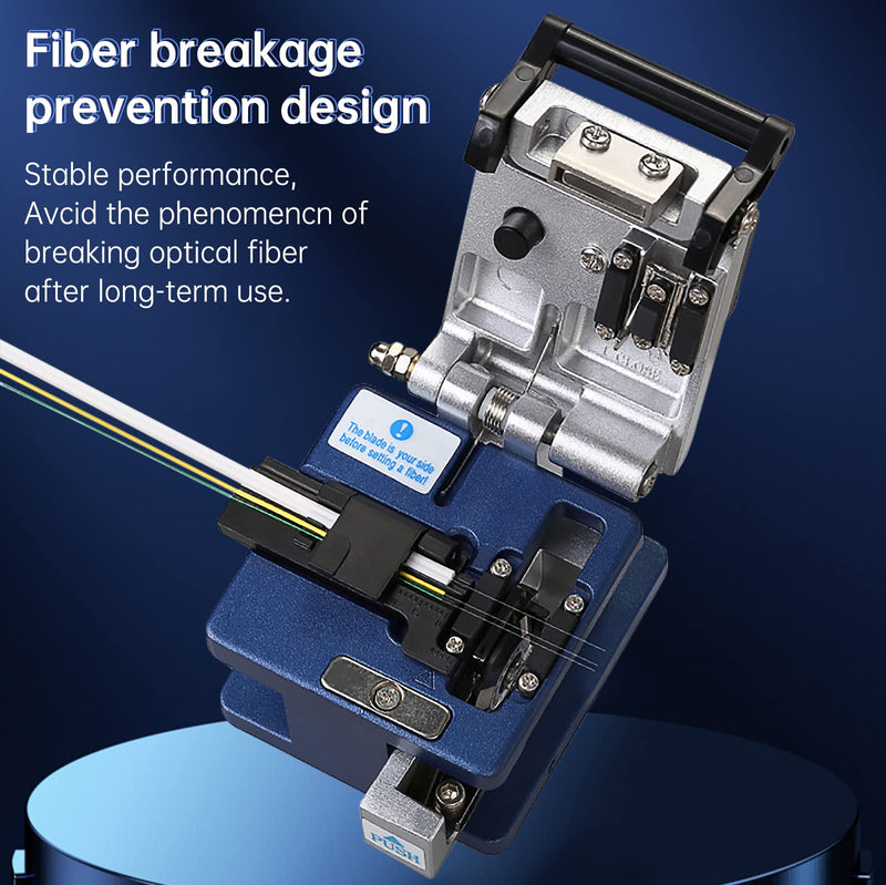 [Australia - AusPower] - Fiber Termination Kit, Fiber Light Meter G710A, 10Km Visual Fault Locator, FC-6S Cleaver, FTTH Tool Kit for CATV Engineering 