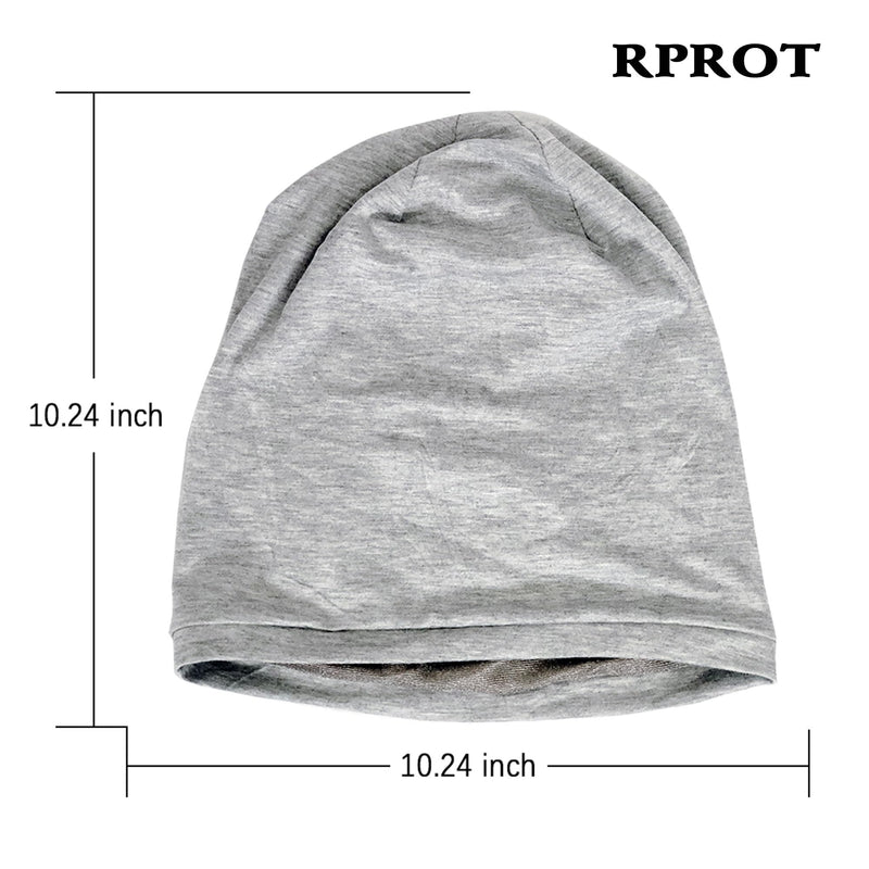 Beanie Protection Hat,Effective 99.99% Anti R.adiation Cap, E.M.F Protection Hat Shielding Cell WiFi 5G RF 19.6-23.6 in One Size Grey