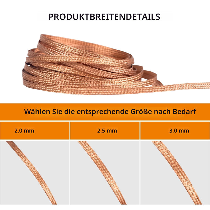 TOWOT Solder Wick, Desoldering Wire, Flux Wick and Desoldering Braids - Efficient and Professional Solder Removal Solder Solder 49.21 ft