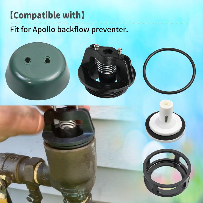 [Australia - AusPower] - 1" valve port Float and Bonnet Complete Repair Kit for 4A Series Devices,4A-005-07,4A00507 Complete Top Half Repair Kit,Compatible with Apollo backflow preventer(Not for 1/2" 3/4" 1-1/4" valve port) 