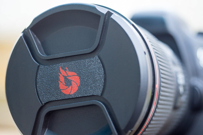 [Australia - AusPower] - 77mm Lens Cap Center-Pinch, Extra Strong Springs, Made from 100% Recycled Plastic 77mm 