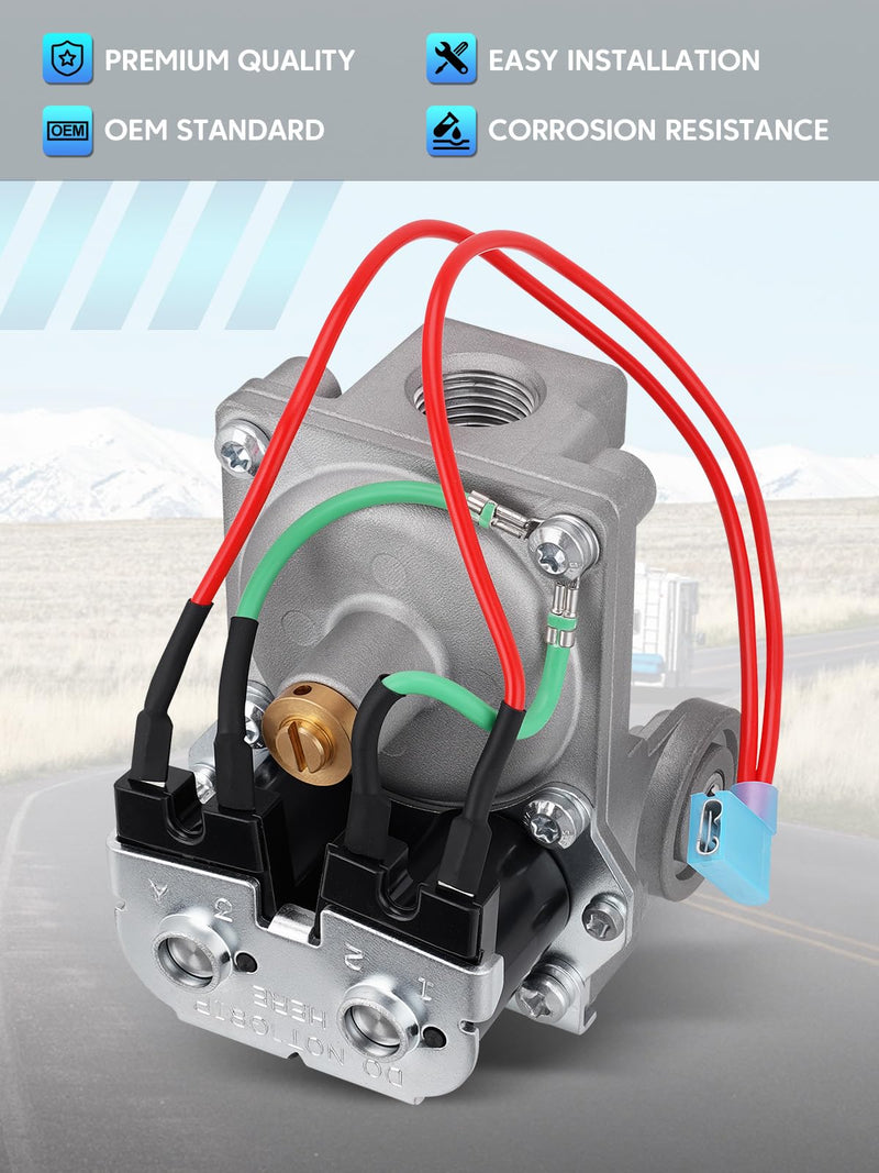[Australia - AusPower] - 93844 RV Water Heater Gas Valve Solenoid Compatible with Atwood Dometic 6 & 10 Gallon Direct Spark Ignition Water Heaters G6A-4E G6A-8E GCH6-4E GC10A-4E GCH6A-10E G10-3E Replace# 93321 93870 92078 