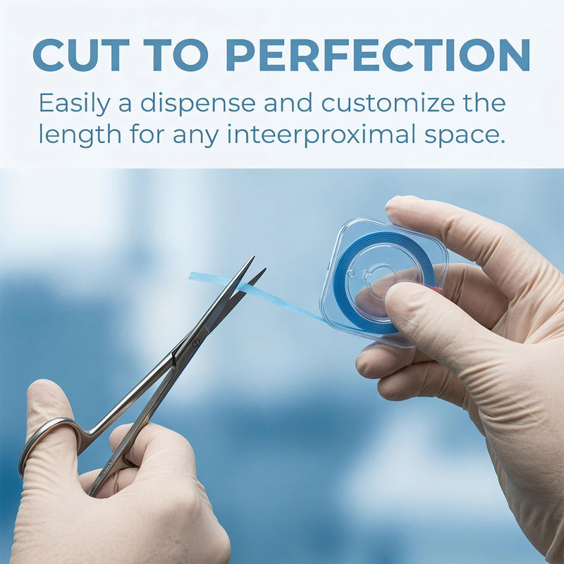 Simsky 3 Rolls Tooth Polishing Strips Set, Interdental Sandpaper for Effective Cleaning, Plaque Removal and Teeth Whitening, Safe, Durable and Easy to Use