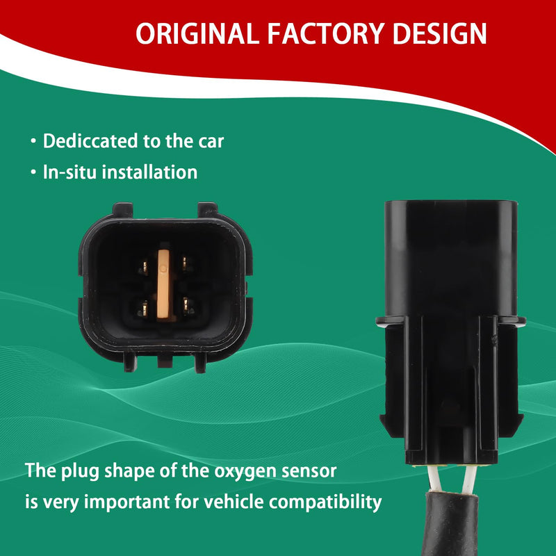 O2 Oxygen Sensor Heated Air Fuel Ratio Compatible with Hyundai Elantra GT Veloster Kia Soul L4 1.6L 2.0L Replace# 234-4239 1 PCS