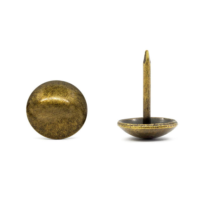 [Australia - AusPower] - Dritz Home 44253 Smooth Decorative Nails, 7/16-Inch, Antique Brass (300-Piece) 300-Piece 