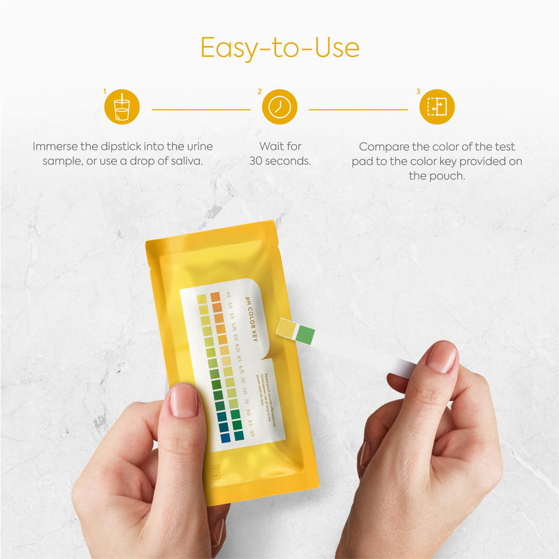 [Australia - AusPower] - DIAGNOX HEALTH pH Test Strips for Urine & Saliva - Wide pH Test Range (4.5 to 9.0) - Comprehensive Health Check with Easy-to-Read Results, Longer Shelf Life [100 Tests] 1 Count (Pack of 100) 