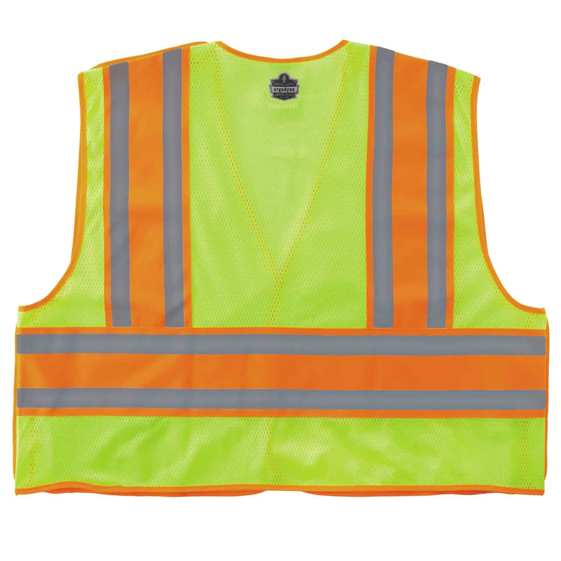 Public Safety Reflective Vest, High Visibility, ANSI Compliant, Breakaway, 2XL/3XL, Ergodyne GloWear 8245PSV,Lime Lime XX-Large-3X-Large