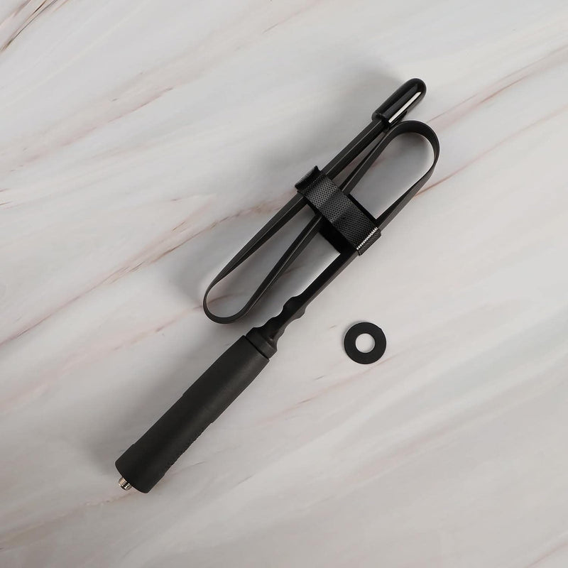 HYS Tactical Foldable Whip Antenna, SMA-Feamle, VHF UHF 144/430Mhz, Gooseneck Antenna for Kenwood TYT Retevis BAOFENG UV-82 UV-B5 GT-3 BF-F8HP UV-5RA UV-5RE UV-5R Two-Way Radio Scanner