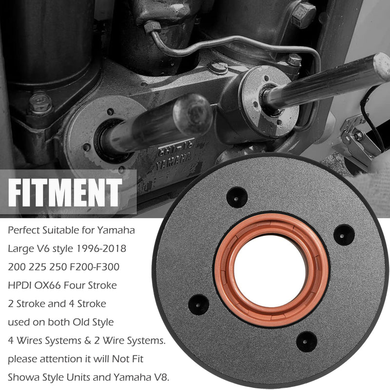[Australia - AusPower] - Yoursme 1 PC Tilt Cap/Gland with Seals Fit for Yamaha 200-225-250-300 HP V6 3.3L End Cap Tilt Cylinder 61A-43811-00-00 