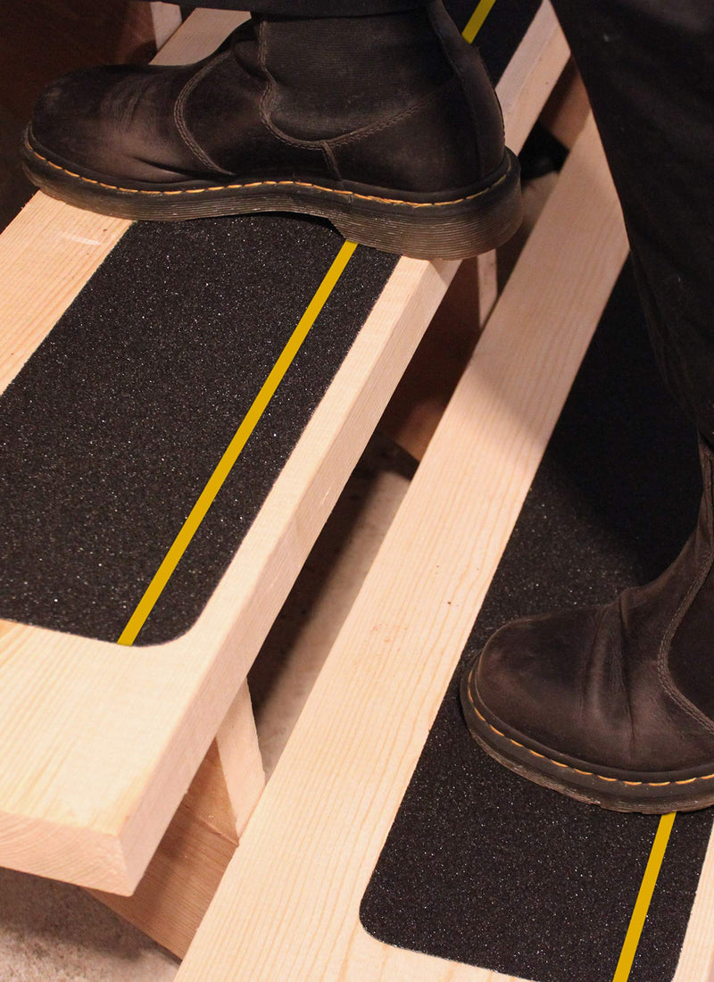 6”x30” Non-Slip Stair Treads Outdoor – (10-Pack) Reflective Anti-Slip Tape 10 6"x30" Reflective