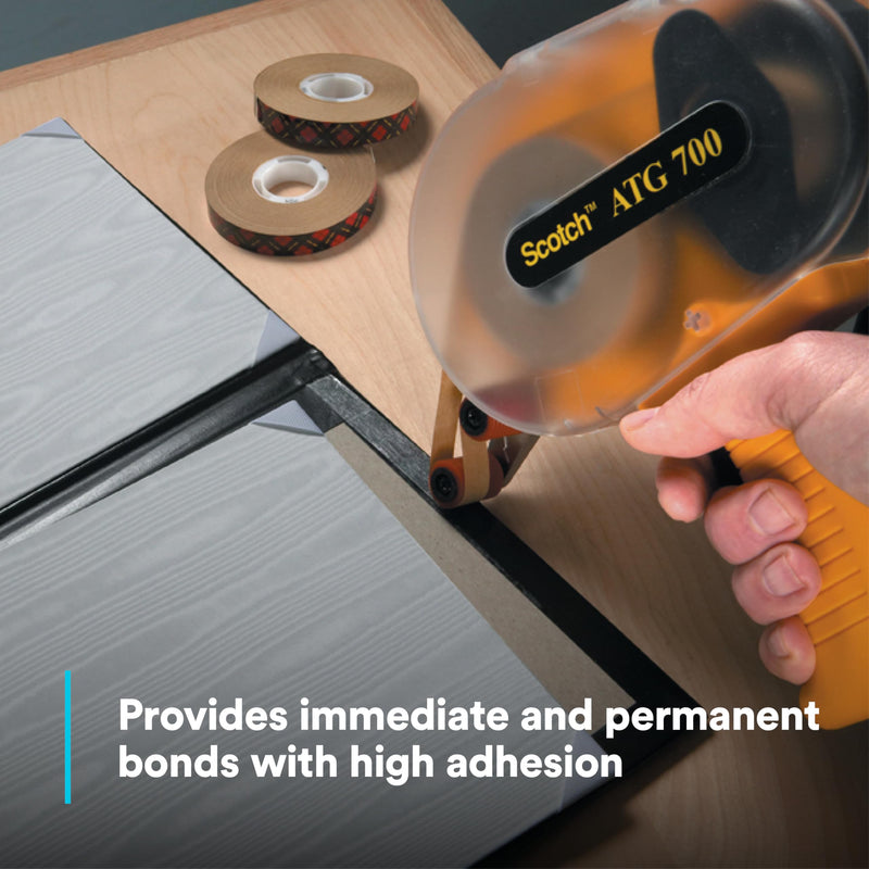 [Australia - AusPower] - 3M Scotch ATG Adhesive Transfer Tape 969, Clear, 3/4 in x 36 yd, 5 mil (Pack of 12) 0.75 in x 36 yd 5.0 mil 108.0 