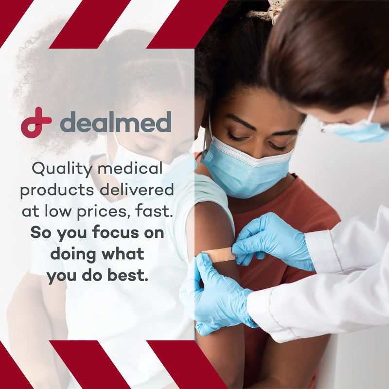 [Australia - AusPower] - Dealmed Fabric Oval Flexible Adhesive Bandages  100 Count (1 Pack) Bandages with Non-Stick Pad, Latex Free, Wound Care for First Aid Kit, 7/8" x 1 1/4" 1 Pack 