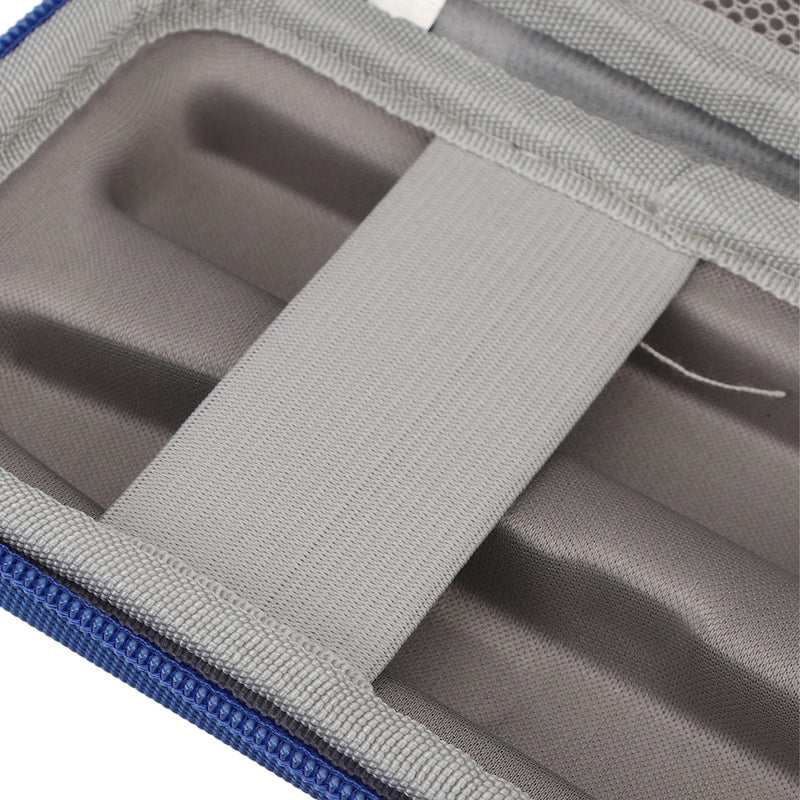 [Australia - AusPower] - Hard Travel Case for MYNT3D Pro, 3D Pen Hard Carrying Case for SCRIB3D, for MYNT3D Super, for MYNT3D Professional, for MYNT3D Pro to Print 3D Pens, with Elastic Band (Blue) Blue 