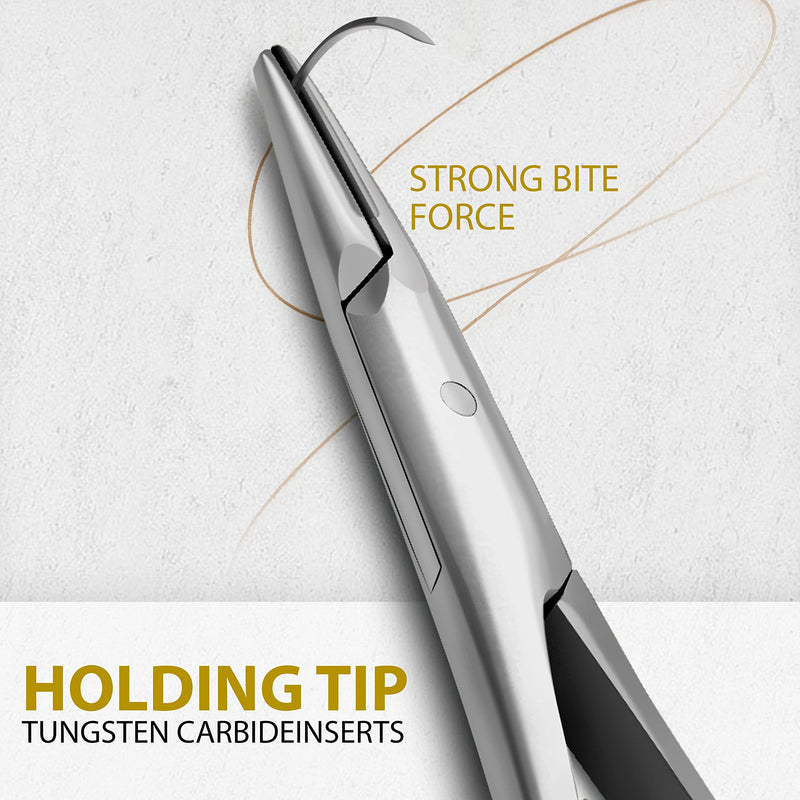 [Australia - AusPower] - SURGICAL ONLINE Mathieu Ligature Elastic Placing Plier 5.5" Needle Holder Driver, Ligature Separator Placer, Elastomeric Orthodontic Instruments 