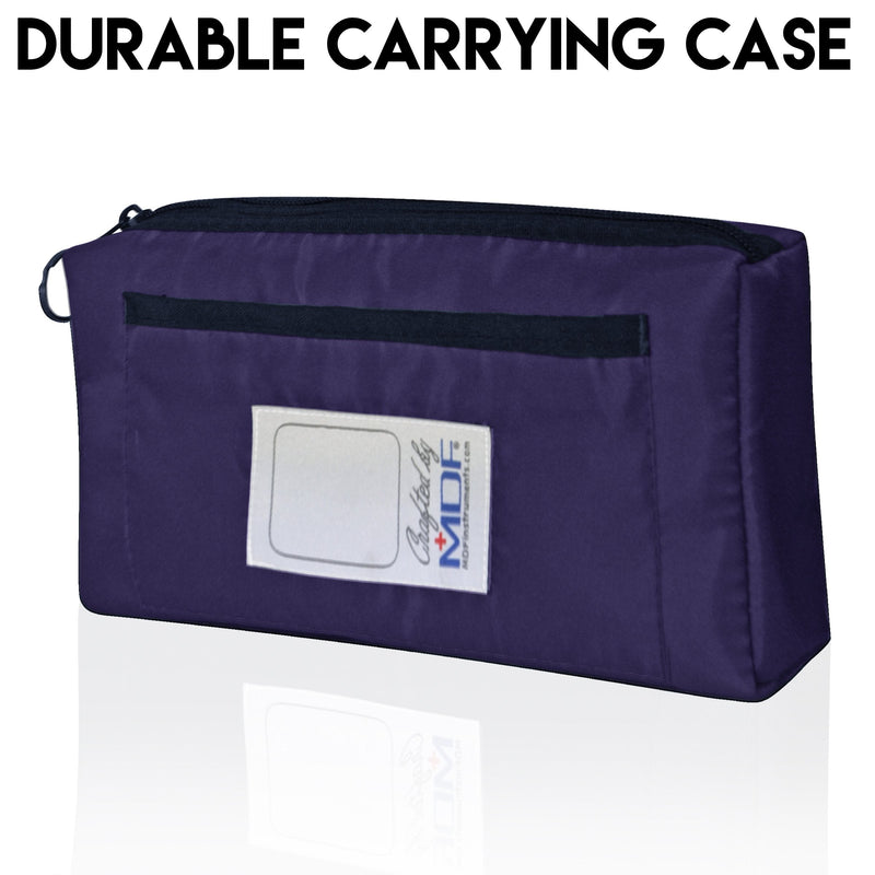 [Australia - AusPower] - MDF Instruments Calibra Aneroid Premium Professional Sphygmomanometer + MDF Latex-Free Large Adult, Adult, and Pediatric Replacement Blood Pressure Monitor Cuff D-Ring - Double Tube 
