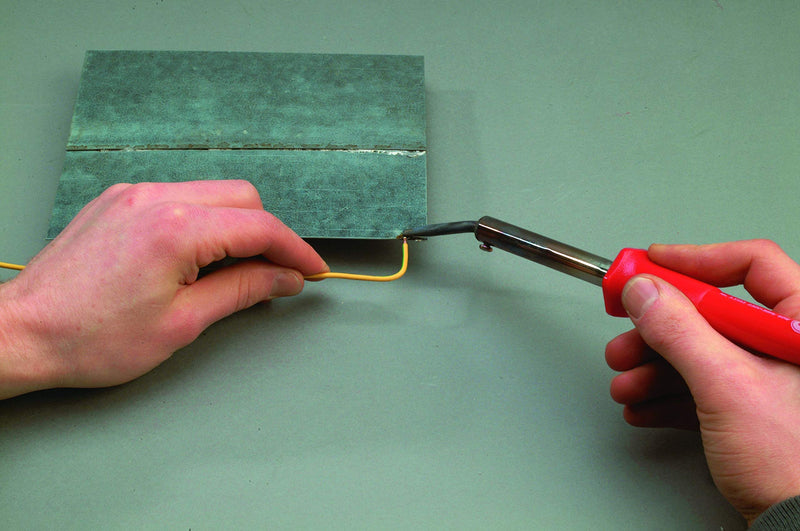 ROTHENBERGER Industrial Soldering Iron 100 W 35959, short heat-up time, incl. replacement tip & stand 100W