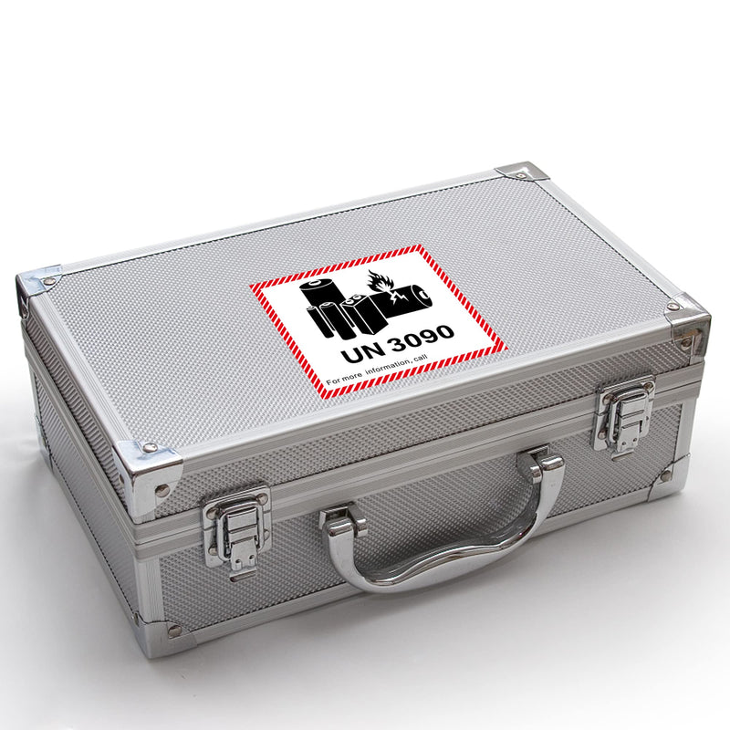 Hybsk 4.7" x 4.3" Lithium Ion Battery Transport Caution Warning Labels 50 Adhesive Stickers (UN3090) Un3090