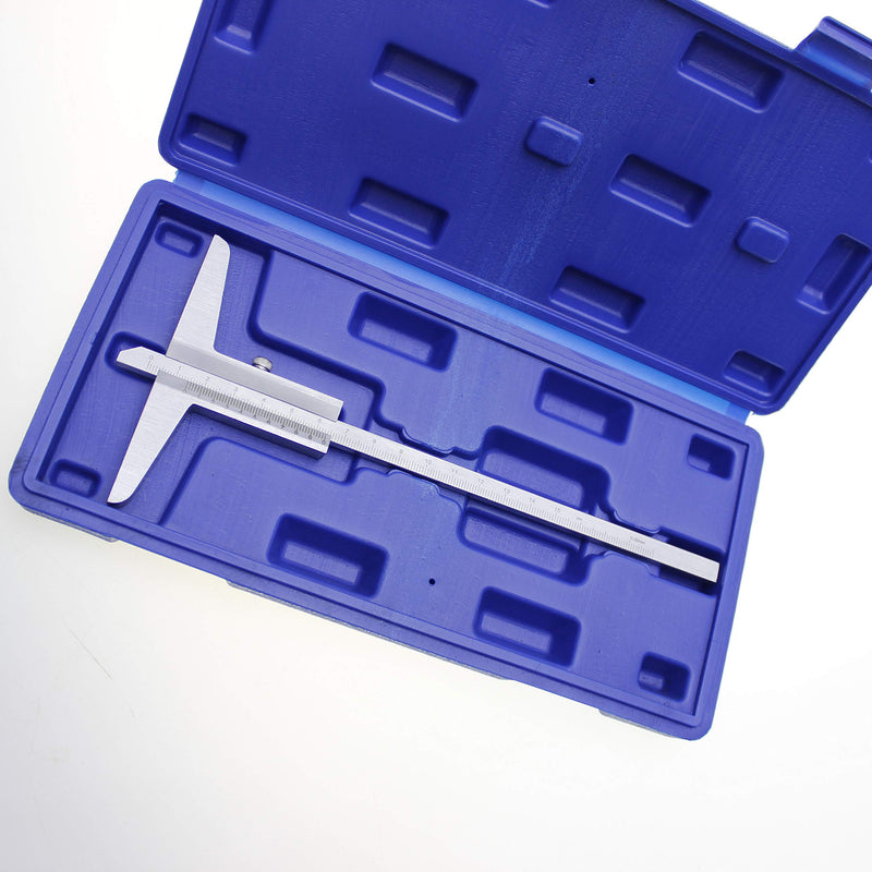 [Australia - AusPower] - Katsu Depth Caliper 0-150 mm 0.02 mm Accuracy Metric Depth Measuring Tool 401170 150mm 