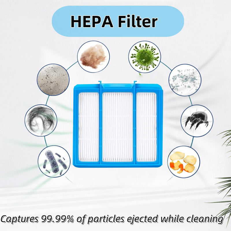[Australia - AusPower] - Replacement Parts Compatible with Shark AV2110S RV2120AE RV2100S RV2110S Robot Vacuum Cleaner,1 Main Brush,2 Filters,5 Side Brushes,2 Pre Filter,2 Filter 