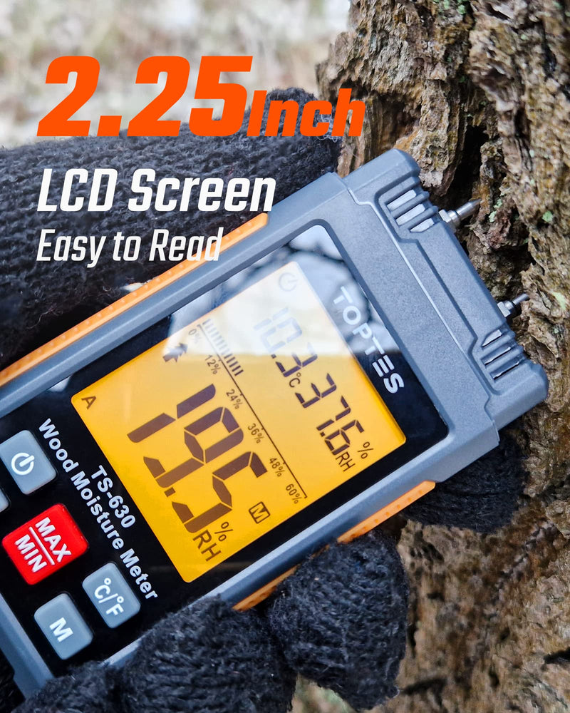 [Australia - AusPower] - TopTes TS-630 Moisture Meter & TS-501B Sound Level Meter - Versatile Duo for Measuring Moisture Levels in Wood and Drywall and Monitoring Environmental Noise in Homes, Workshops, and Construction Site 