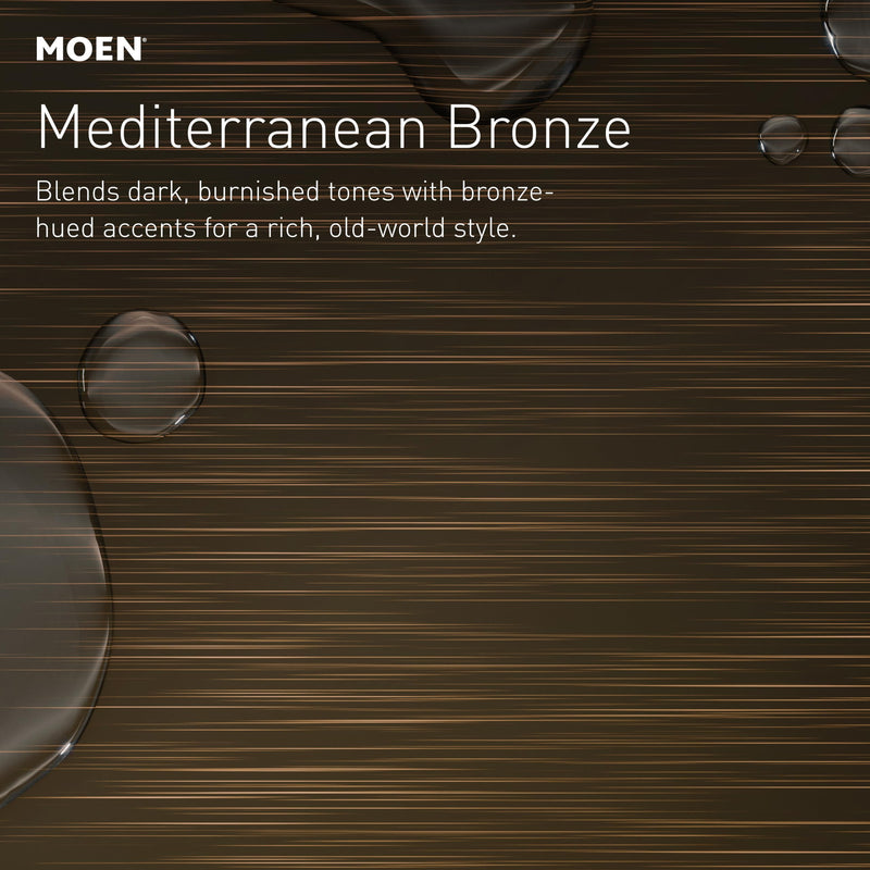 Moen Mediterranean Bronze Hydro Energetix High Pressure Shower Head with Handheld Sprayer Featuring 8 Spray Settings, 200H0BRB (Pack of 1)