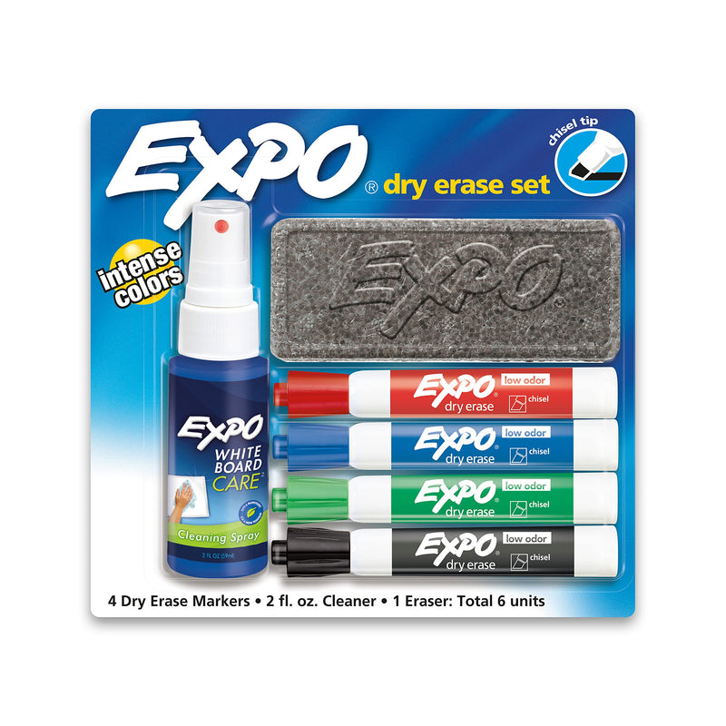 Heavy Duty Tape Bundle with Low Odor Dry Erase Markers (6 Count) | Strong Adhesive Hold