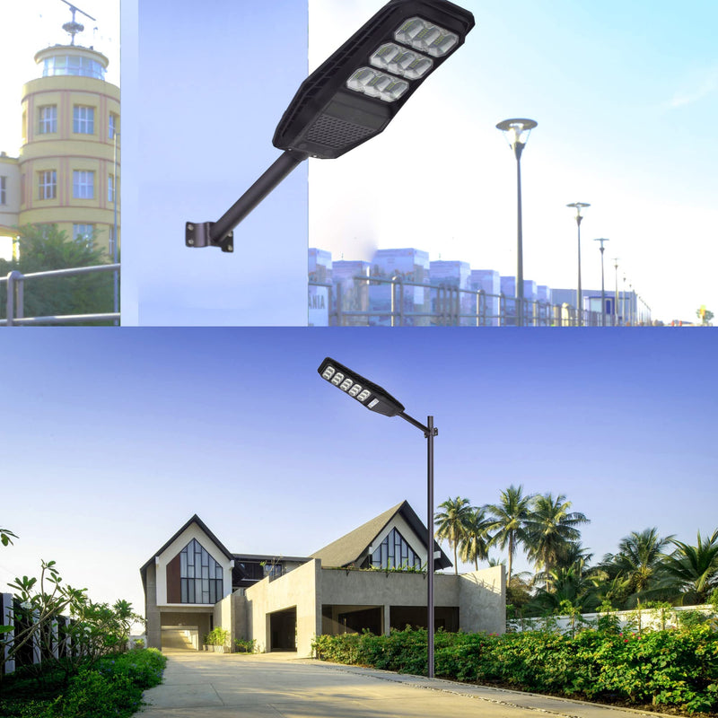 [Australia - AusPower] - Light Pole Mount,Solar Lighting Mounting Bracket Extension Pole Kit Wall Black Metal Pipes Barn Lights Fixture Antenna Adaptor Outdoor Arm for Street Light,Wall Mounted Tire,Barn Lamp,Post Tree 12 inches black 