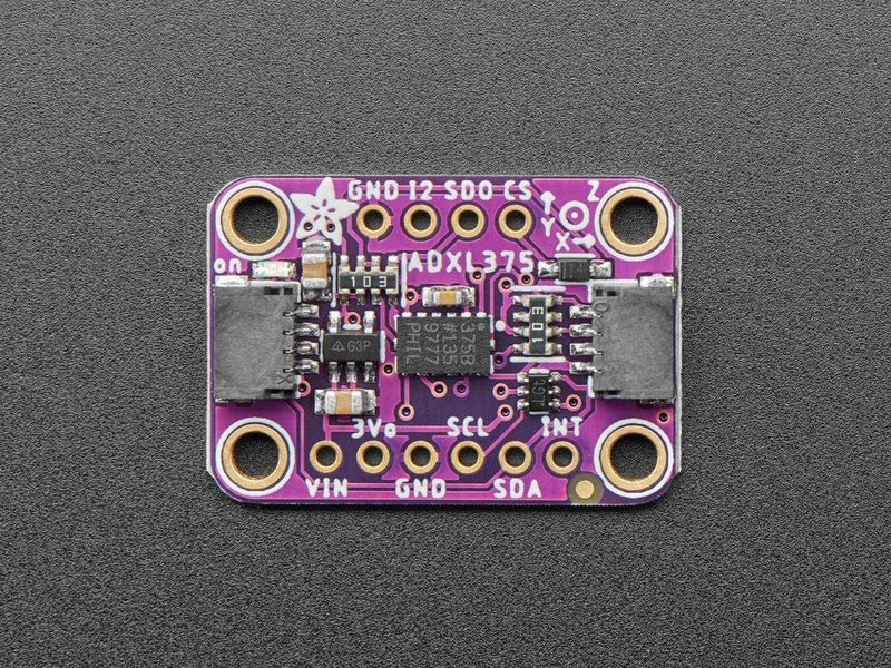 Adafruit ADXL375 - High G Accelerometer (+-200g) with I2C and SPI - STEMMA QT/Qwiic