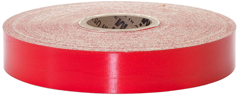 Mutual Industries 17786-79-1000 Engineering Grade Retro Reflective Adhesive Tape, 50yds Length, 1" Width, Red