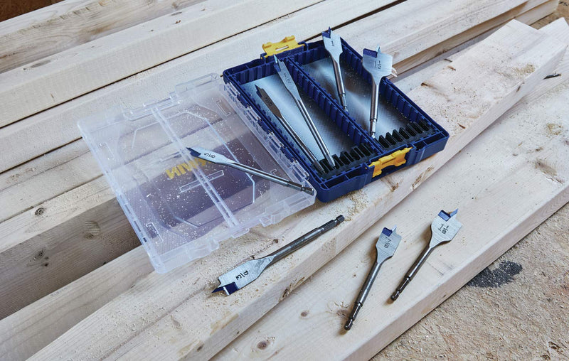 Irwin Tools IRWIN Speedbor Max Drill Bit Set, 8-Piece (IWAX128PC)