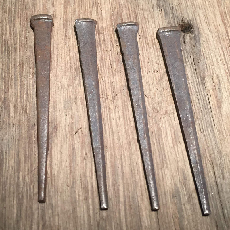[Australia - AusPower] - 2.25" - (1 lb) Antique Style - Cut Flooring Nails - Authentic Rectangular Head - Great for Historic Preservation or just Wanting That Old World Look (1 lb) 