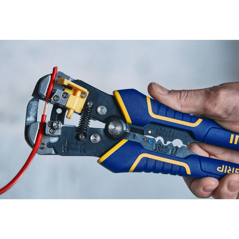 IRWIN VISE-GRIP Wire Stripper,2 inch Jaw,Cuts 10-24 AWG,ProTouch Grip for Maximum Comfort (2078300),(Pack of 2) 8" (200mm) (Pack of 2) Wire Stripper Only