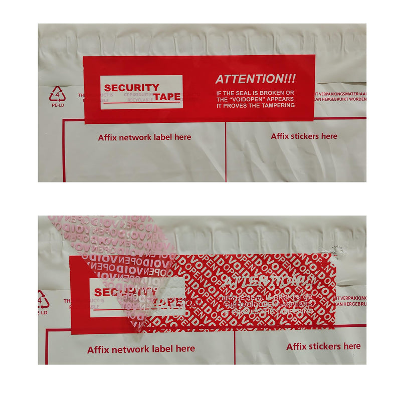 1 Rolls,2" x55 Yards Total Transfer Tamper Evident Security Packing Tape Seals (Superior Tamper Proof with Thick Void Film) 1 Rolls,2" x55 Yards