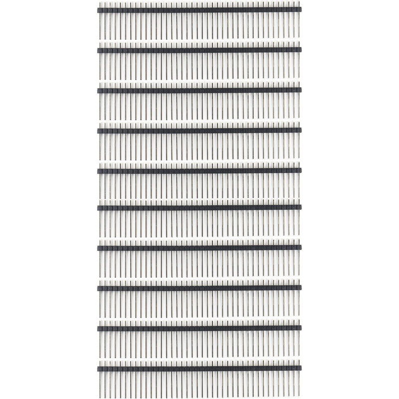 [Australia - AusPower] - 10pcs Break Away Strip Headers 1x40 40 Pin Headers Male 2.54mm Single Row Straight Needle Connector (19mm) 