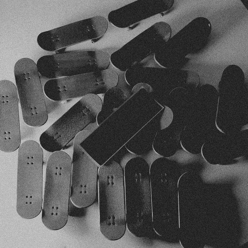 NOAHWOOD 10 Pcs Fingerboards Parts Grip Tape (Black, 39 x110mmPRO Must Be) (10 pcs)