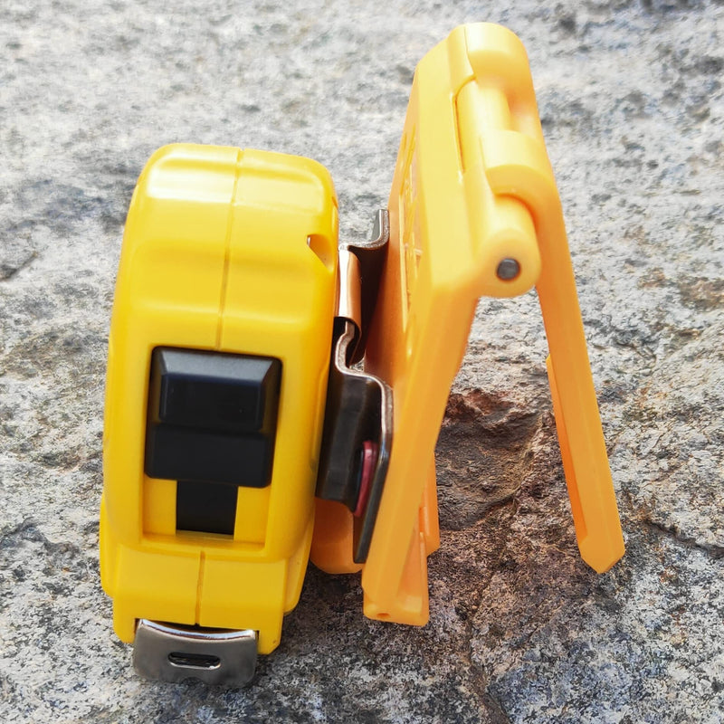 Tape Measure Holder, Drill Holster, Tactical Cordless Tool Belt Clip Holder, Holster with Belt Clip Hook,Small Electrician Tool Pouch with Clip Holster. Yellow Tape Measure Holder