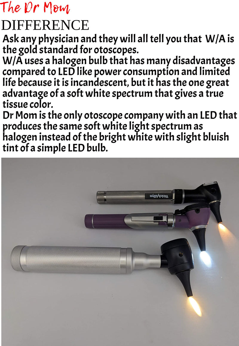 [Australia - AusPower] - ?Lifetime Warranty?5th Gen Dr Mom Professional Otoscope - 100% Forever Guarantee - Full-Size with Our Largest Lens 