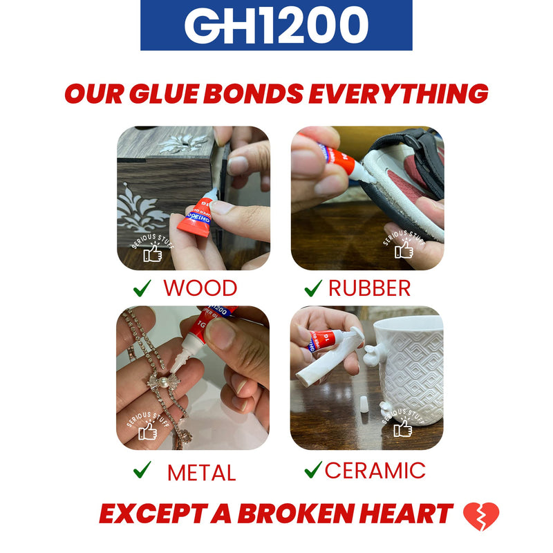 [Australia - AusPower] - 12 Grams Super Glue All Purpose with Anti Clog Cap. Ca Glue - Adhesive SuperGlue. Cyanoacrylate Glue for Hard Plastics, DIY Craft, Metal (12 g) 