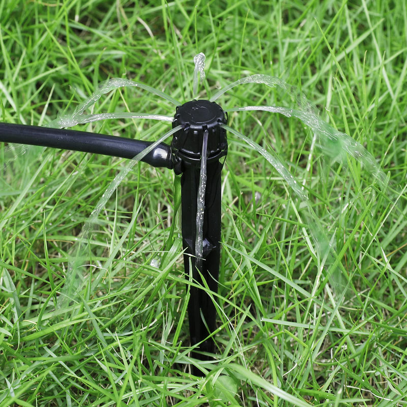 [Australia - AusPower] - 60 Piece of Drip Irrigation Emitters and Parts or Professional Irrigation Drippers and Drip Emitters or Sprinkler System Parts and Heads for 1/4 inch drip tubing 