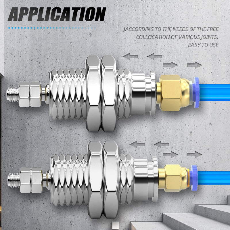 [Australia - AusPower] - TAILONZ PNEUMATIC 10mm Bore 5mm Stroke Single Acting Single Acting External Thread Needle Cylinder Micro Cylinder CJPB10-5 CJPB10*5mm 