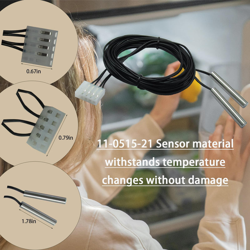 [Australia - AusPower] - 11-0515-21 Scotsman Temperature Sensor Set 11 0515 21 Replacement for Ice Makers is Applicable to The Replacement of 11051521 Ice Machine Probe 