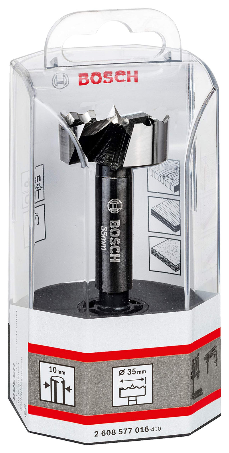 [Australia - AusPower] - Bosch 2608577016 Forstner Drill bit Toothed 35mm, durchmesser 35 mm Ø 35 mm 