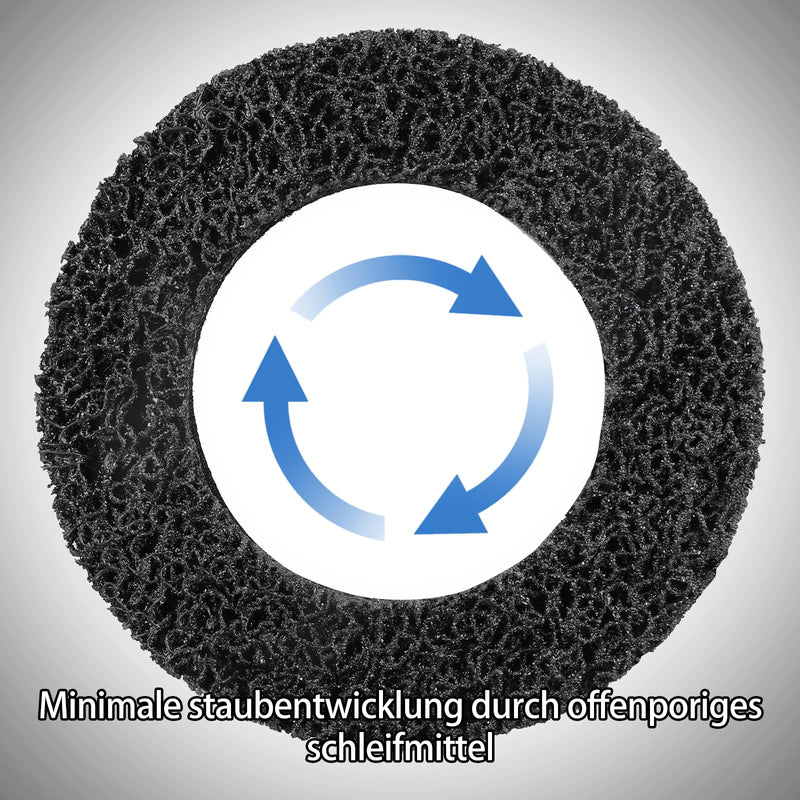2 x Coarse Sanding Discs 150 mm CSD Disc for Sanding Discs | Wheel hub grinder aluminium hub grinder 6IN-BRBL-2PCS